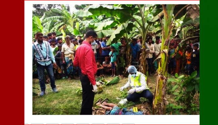 ঝিনাইদহে  কলা ক্ষেত থেকে দিনমজুরের লাশ উদ্ধার