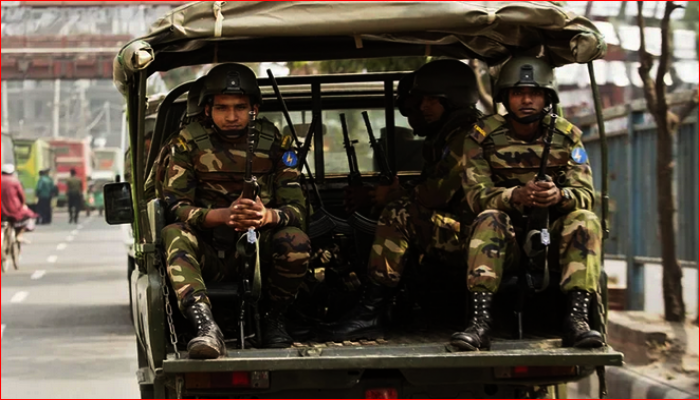 দেশের ৬২ জেলায় সেনাবাহিনী মোতায়েন