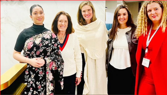 যুক্তরাষ্ট্রে নারী নেত্রীদের সঙ্গে ব্যারিস্টার জায়মা