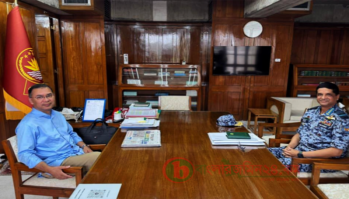 প্রধানমন্ত্রীর সঙ্গে বিমান বাহিনী প্রধানের সৌজন্য সাক্ষাৎ